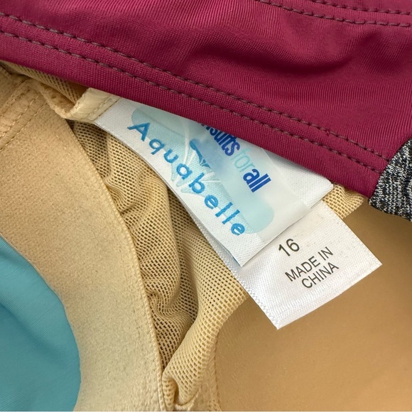 NWT Swimsuits for all Aquabelle Tankini Top‎ Size 16 - Picture 3 of 3